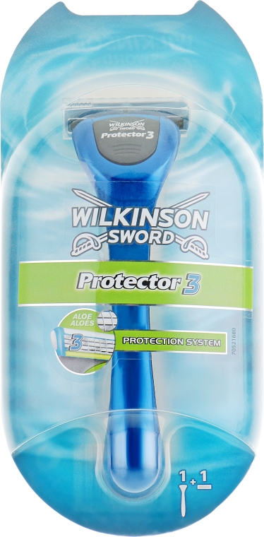 Станок бритвенний - Wilkinson Sword Protector 3 — фото N1
