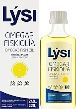 Oмега-3 EPA і DHA риб'ячий жир у рідині зі смаком лимона - Lysi Omega-3 Fish Oil Lemon Flavor (скляна пляшка) — фото N8