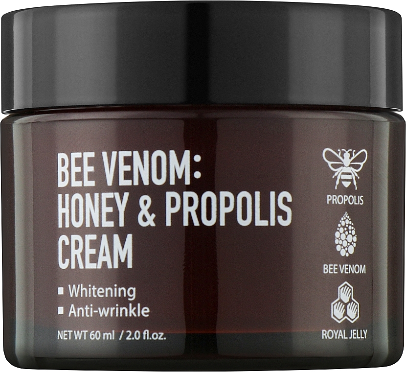 Крем для лица с пчелиным ядом, медом и прополисом - Fortheskin Bee Venom Honey & Propolis Cream — фото N1