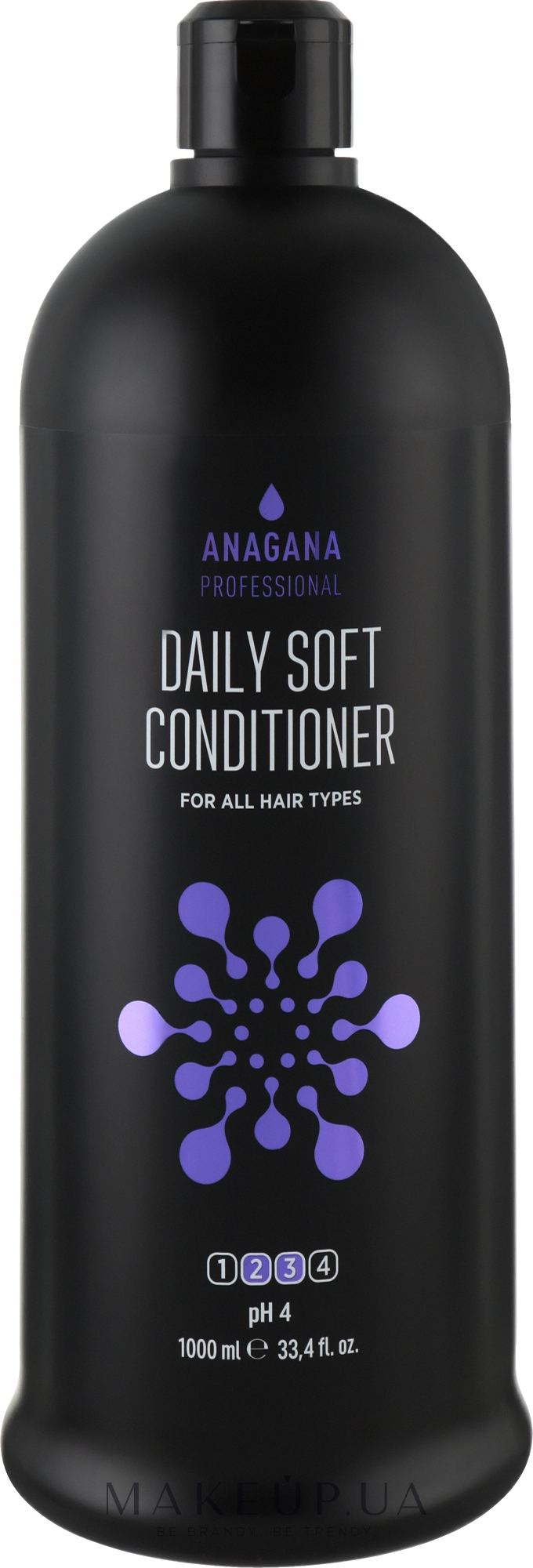 Кондиціонер "Щоденний м'який" для всіх типів волосся - Anagana Professional Daily Soft Conditioner — фото 1000ml