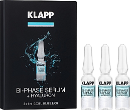 Духи, Парфюмерия, косметика Двухфазная сыворотка "Гиалурон" - Klapp Bi-Phase Serum Hyaluron