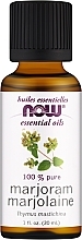 Парфумерія, косметика Ефірна олія майорану - Now Foods Essential Oils 100% Pure Marjoram Oil