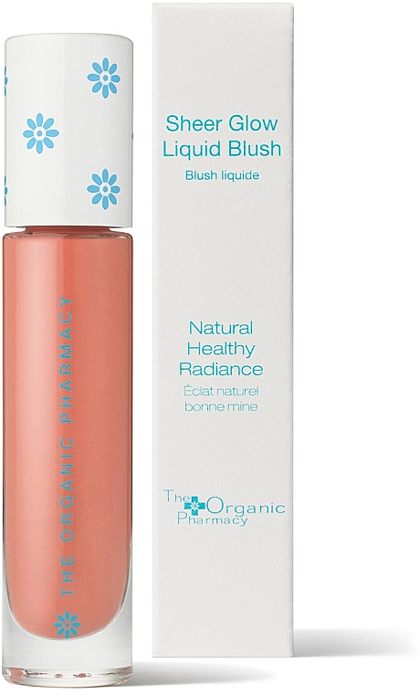 Жидкие румяна - The Organic Pharmacy Sheer Glow Liquid Blush — фото N1