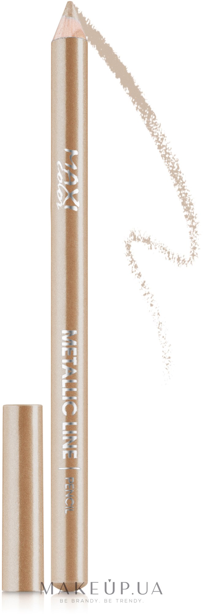 Карандаш для глаз - Maxi Color Metallic Line Pencil — фото 01 - Copper