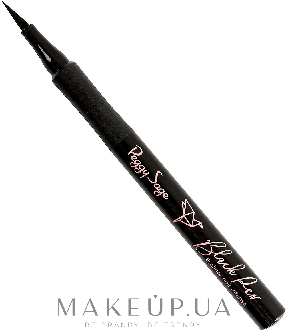 Підводка-фломастер для очей - Peggy Sage Black Pen Eyeliner — фото Noir Intense