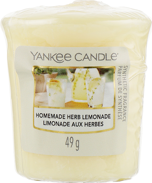 Ароматическая свеча - Yankee Candle Votiv Homemade Herb Lemonade — фото N1