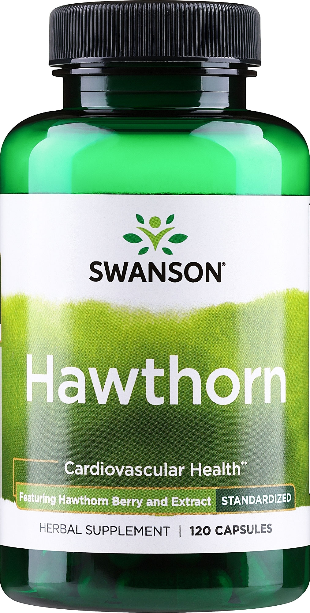 Харчова добавка "Екстракт глоду", 250 мг - Swanson Hawthorn Extract — фото 120шт