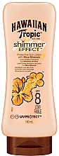 Сонцезахисний лосьйон з ефектом мерехтіння SPF8 - Hawaiian Tropic SPF8 Shimmer Effect Sun Lotion — фото N1