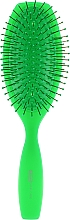Щітка масажна 11 рядів, зелена - Titania — фото N1