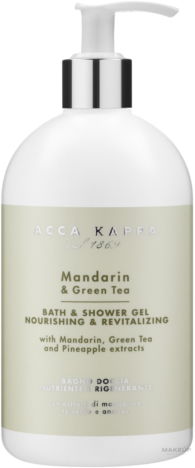 Acca Kappa Mandarin & Green Tea Douche Gel - Гель для душу — фото 500ml