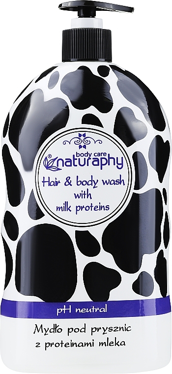 Шампунь-гель для душа с молочными белками - Naturaphy — фото N1