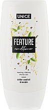 Кондиціонер для волосся з кератином і олією насіння бавовни - Unice Feature Conditioner Cotton Seed Oil & Keratin — фото N1