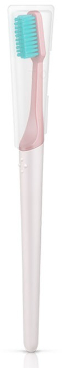 Зубная щетка со сменным наконечником, мягкая, розовая - TIO Toothbrush Soft — фото N2