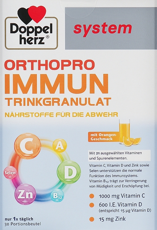 Система питьевых гранул "Ортопро Иммун" - Doppelherz System Orthopro Immun — фото N1