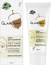 Легкий освежающий крем для лица с УФ-фильтром для всех типов кожи - Фіторія Glansana — фото N2
