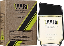 Вода после бритья - Wars Green Protect Expert For Men Aftershave Water — фото N1