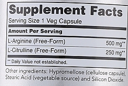 Амінокислоти "Аргінін і цитрулін" - Now Foods Arginine & Citrulline Sports — фото N2