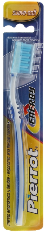 Зубна щітка "Енергія", м'яка, синя - Pierrot Energy — фото N1