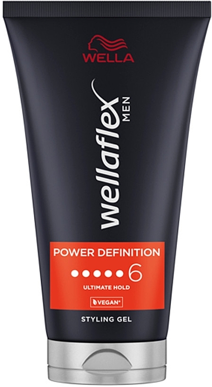 Гель для волосся оптимальної фіксації - Wella Wellaflex Men Power Definition Ultimate Hold Styling Gel — фото N1