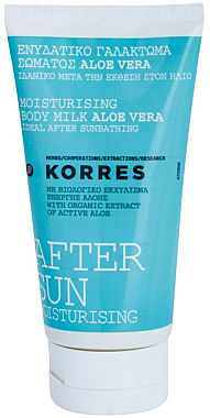 Зволожувальне молочко після засмаги - Korres Aloe Vera Body Milk After Sun — фото N2