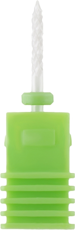 Насадка для фрезера керамическая (С) зеленая, Under Nail Cleaner 3/32 - Vizavi Professional — фото N1