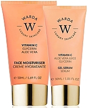 Парфумерія, косметика Набір - Warda Skin Glow Boost Vitamin C (f/cr/50ml + gel/serum/30ml)