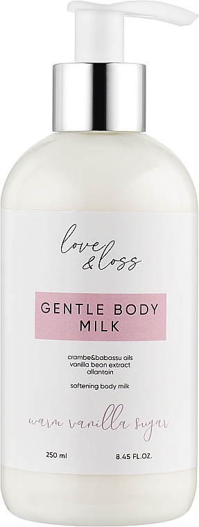 Молочко для тіла з ароматом ванілі - Love&Loss Gentle Body Milk