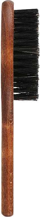 Гребінець для волосся із зубцями зі щетини кабана, 6 рядків, плоский - Gorgol — фото N2