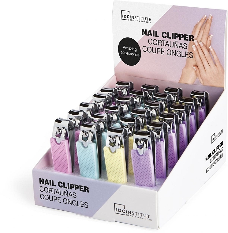 Кусачки для нігтів, рожеві - IDC Institute Precision Nail Clipper — фото N3