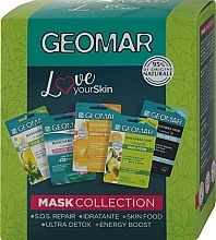 Набор - Geomar Set Mask Collection Love Your Skin (f/mask/5pcs) — фото N2