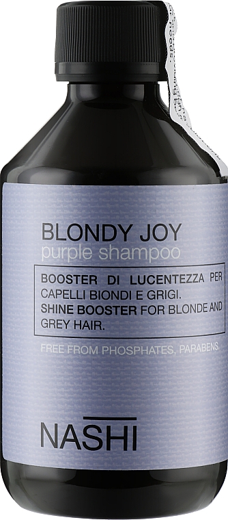 Шампунь пурпурный - Nashi Argan Blondy Joy Purple Shampoo — фото N1