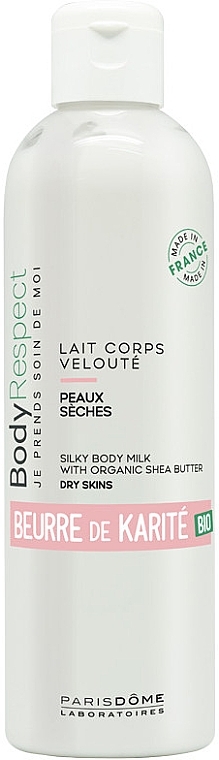 Молочко для тіла з маслом ши - Body Respect Silky Body Milk With Organic Shea Butter — фото N1