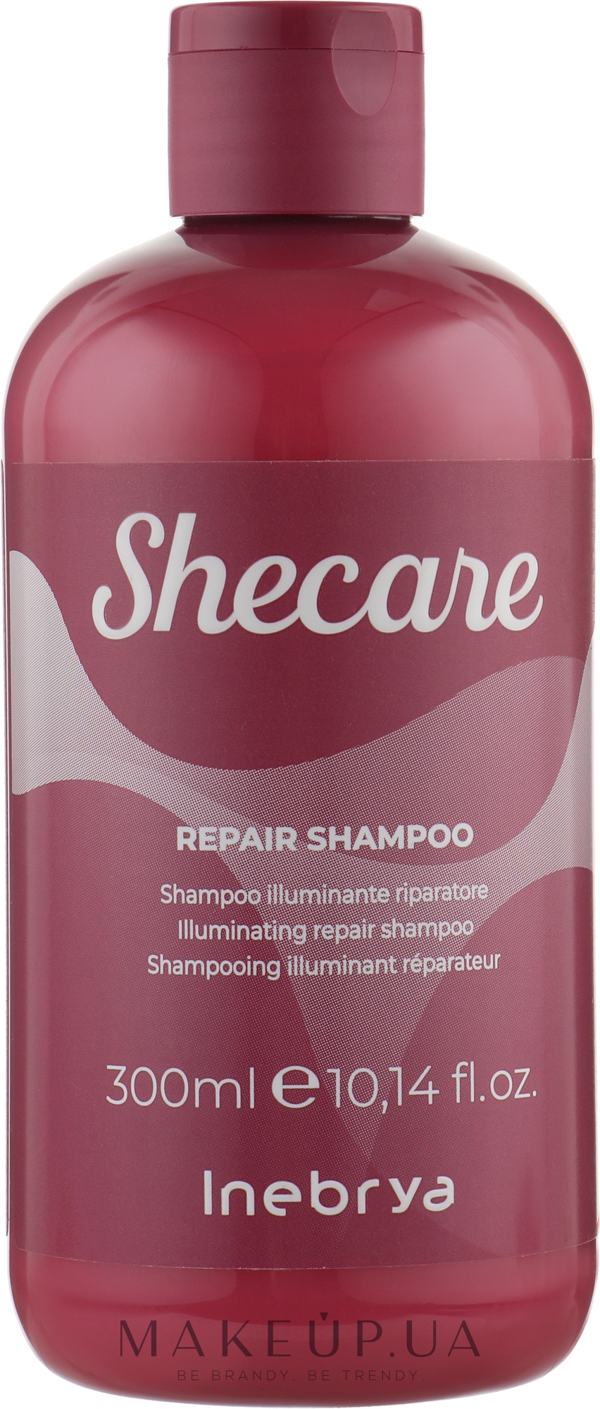 Восстанавливающий шампунь для волос - Inebrya She Care Repair Shampoo  — фото 300ml