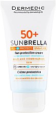 Защитный крем SPF 50+ для комбинированной и жирной кожи - Dermedic Sunbrella Sun Protection Cream SPF50 — фото N2