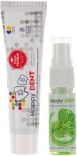 Духи, Парфюмерия, косметика Набор "Лесная поляна + мята" - Happy Dent (t/paste/30ml + spray/15ml)