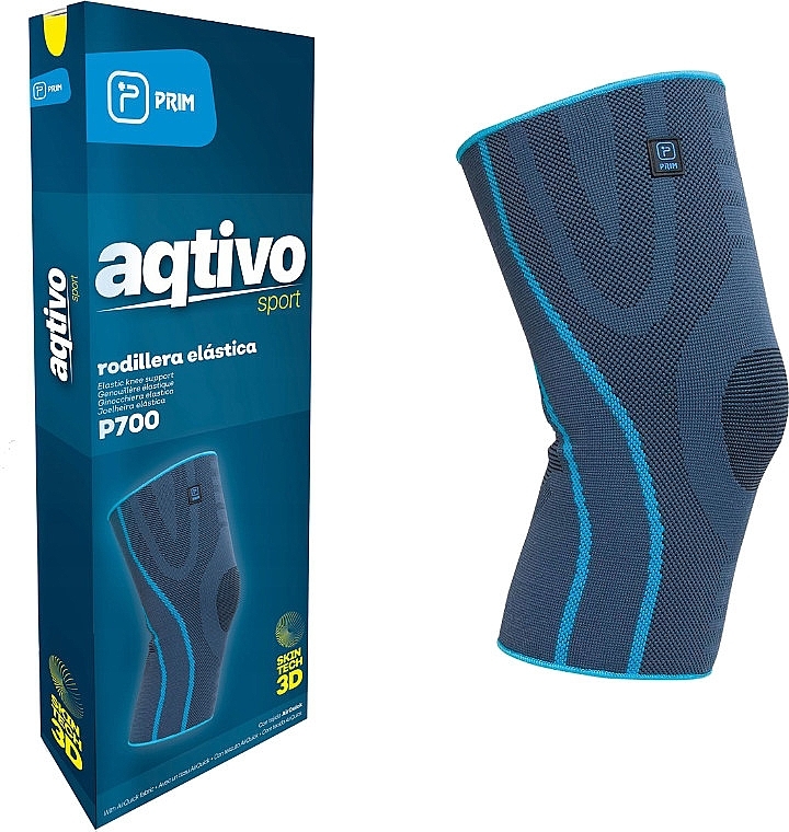 Еластичний бандаж колінного суглоба, розмір L - Prim Aqtivo Sport — фото N1