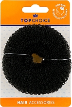 Валик для зачіски 20384, чорний, размір M 	 - Top Choice — фото N1