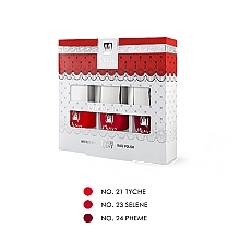 Парфумерія, косметика Набір лаків для нігтів - Moyra EverLast Nail Polish Set Love Collection (3x7ml)