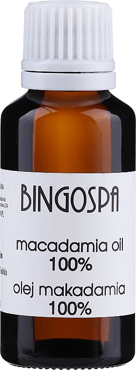Олія з екстрактом макадамії - BingoSpa 100% Macadamia Oil — фото N1