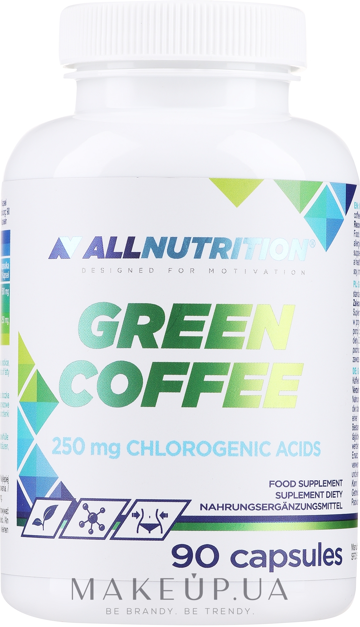 Пищевая добавка "Зеленый кофе" - Allnutrition Adapto Green Coffee — фото 90шт
