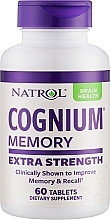 Духи, Парфюмерия, косметика Когниум усиленный, 200 мг - Natrol Cognium Memory Extra Strength