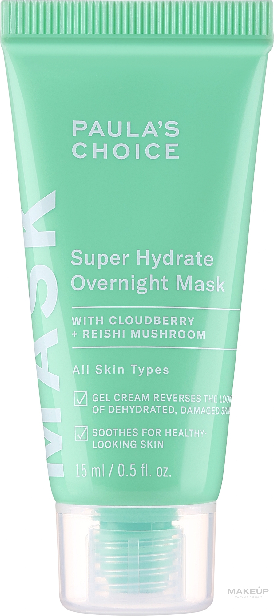 Нічна зволожувальна маска для обличчя - Paula's Choice Super Hydrate Overnight Mask Travel Size — фото 15ml