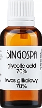 Духи, Парфюмерия, косметика Гликолевая кислота 70% - BingoSpa Glycolic Acid 70%