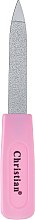 Пилочка для ногтей, CNF-490, розовая - Christian — фото N1