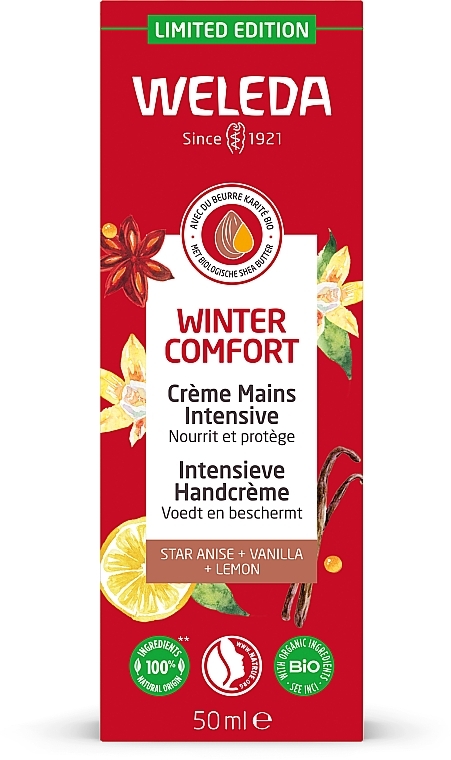 Интенсивный крем для рук "Зимний Комфорт" - Weleda Winter Comfort Intensive Hand Cream — фото N3