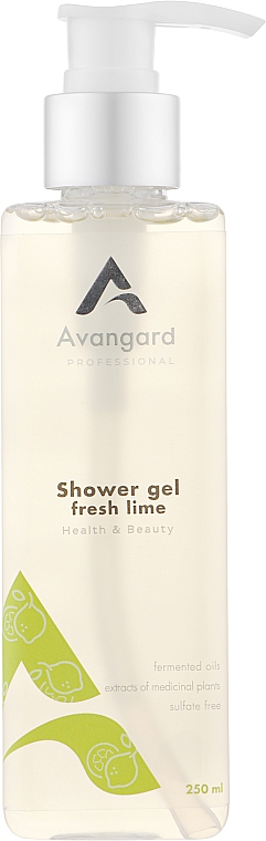 Гель для душу - Avangard Professional Health & Beauty Shower Gel Fresh Lime — фото N1