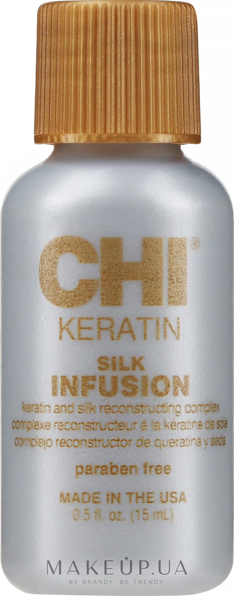 Рідкий шовк для волосся - CHI Keratin Silk Infusion (міні) — фото 15ml