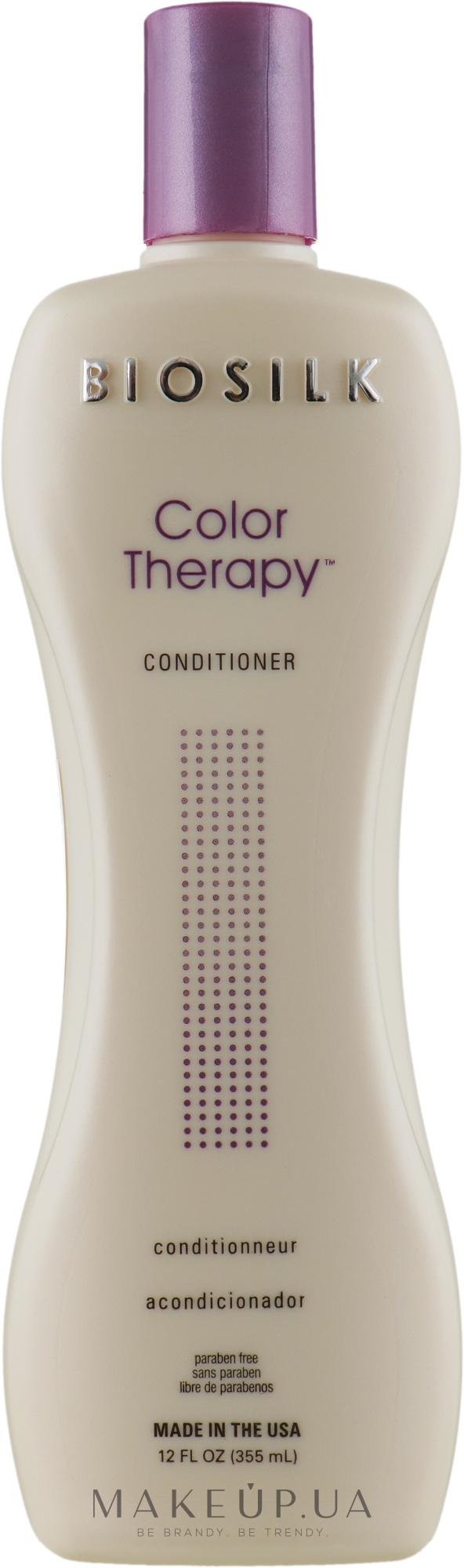 Кондиціонер для збереження кольору фарбованого волосся - BioSilk Color Therapy Conditioner — фото 355ml