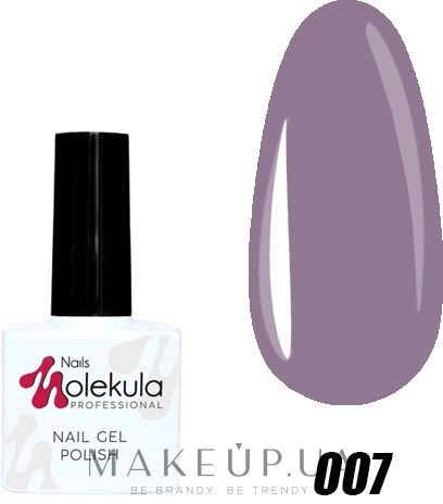 Гель-лак - Nails Molekula Uv Gel Polish — фото 07 - Лилово-серый