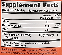 Натуральна добавка Хлорела, 1000 мг - Now Foods Chlorella — фото N4